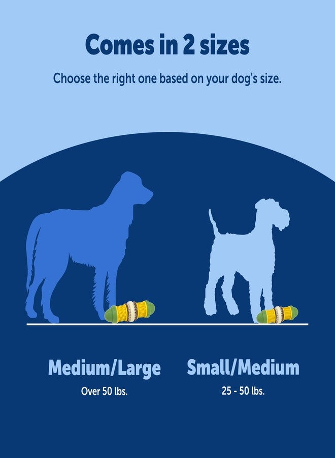 بيت سيف لعبة PetSafe Busy Buddy Cravin' Corn - لعبة تغذية بطيئة قابلة للتعديل مع حلقات مكافآت قابلة لإعادة التعبئة - تنظف الأسنان واللثة، وتعالج الملل، وتبطئ عادات الأكل - صغيرة/متوسطة - للكلاب التي يتراوح وزنها بين 25 و50 رطلاً - Image 5